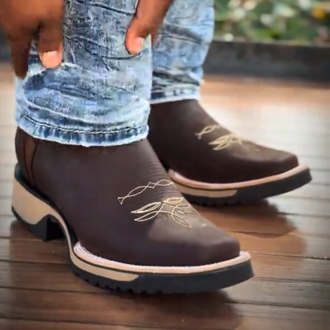 Men's Western Cowboy Boots – Square Toe