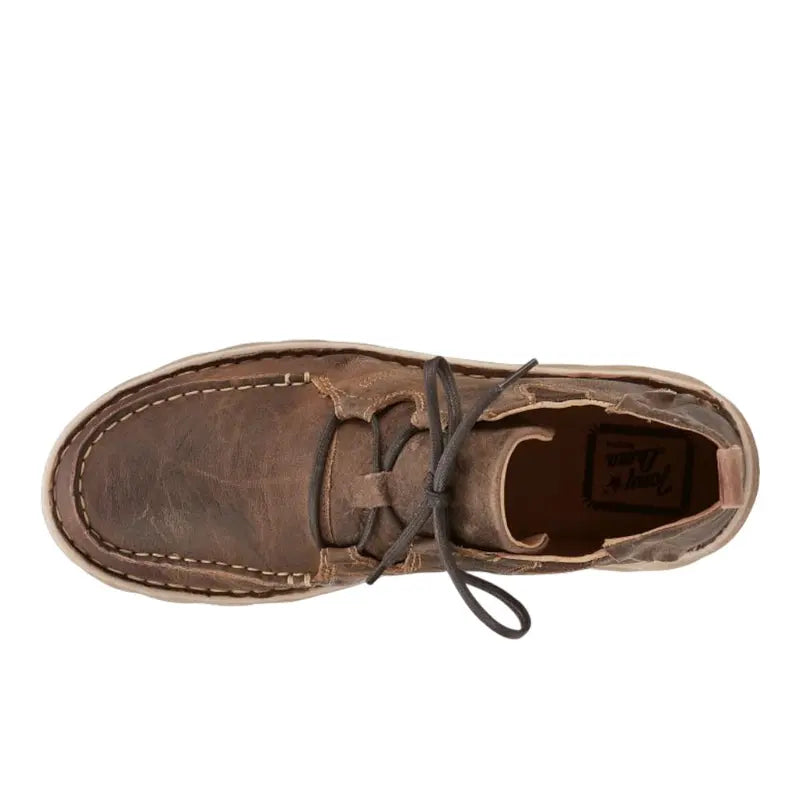 Moc Toe Chukka Casual Boots Ankle - Brown
