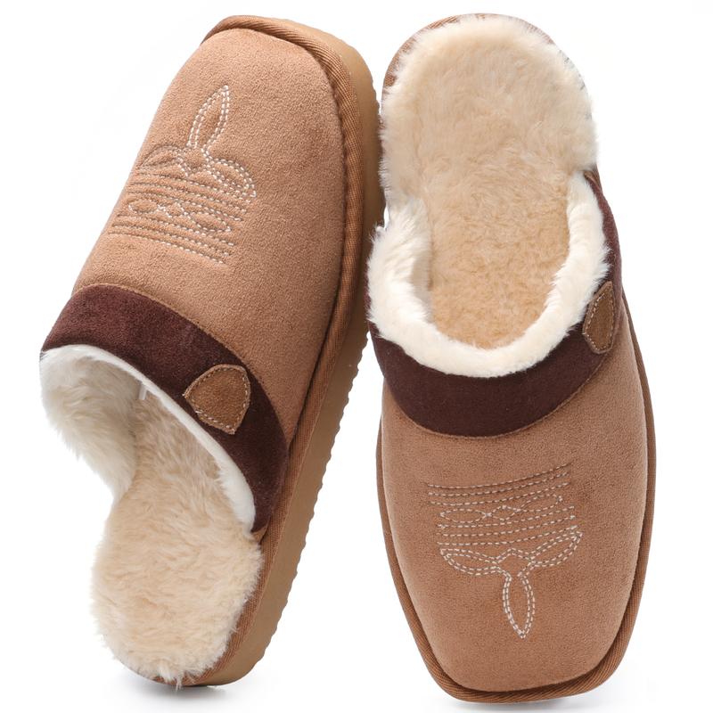 OOW Cowboy Boot Slippers For Western House Slippers Indoor