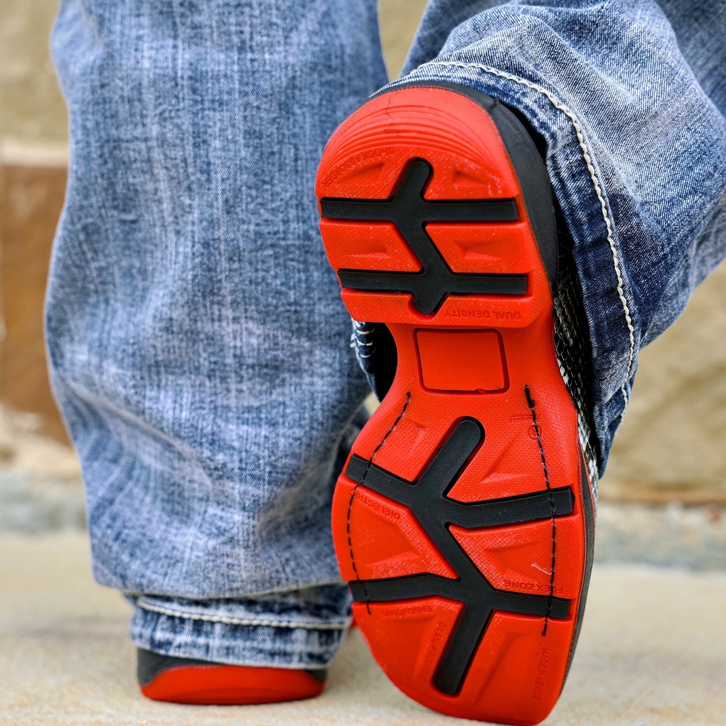 Natural Python Leather Boots - 3D Sole Composite Toe