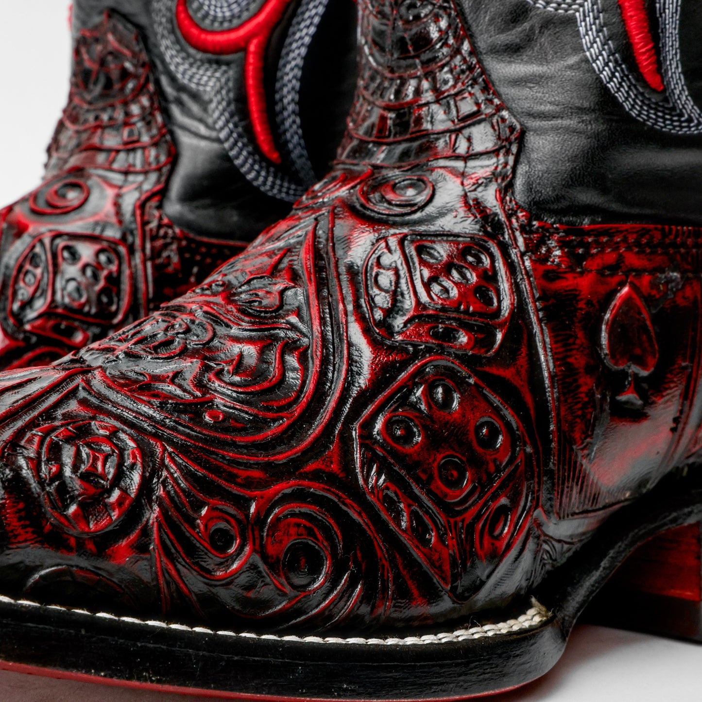 Ace Of Spades Red Wine - Square Toe