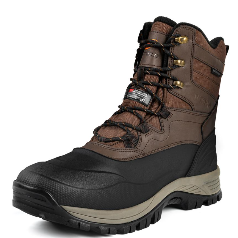 Men's Snow Boots Waterproof Insulated Mountaineering Shoes