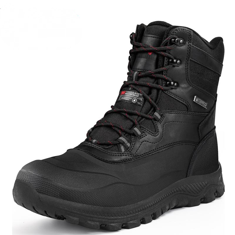Men's Snow Boots Waterproof Insulated Mountaineering Shoes