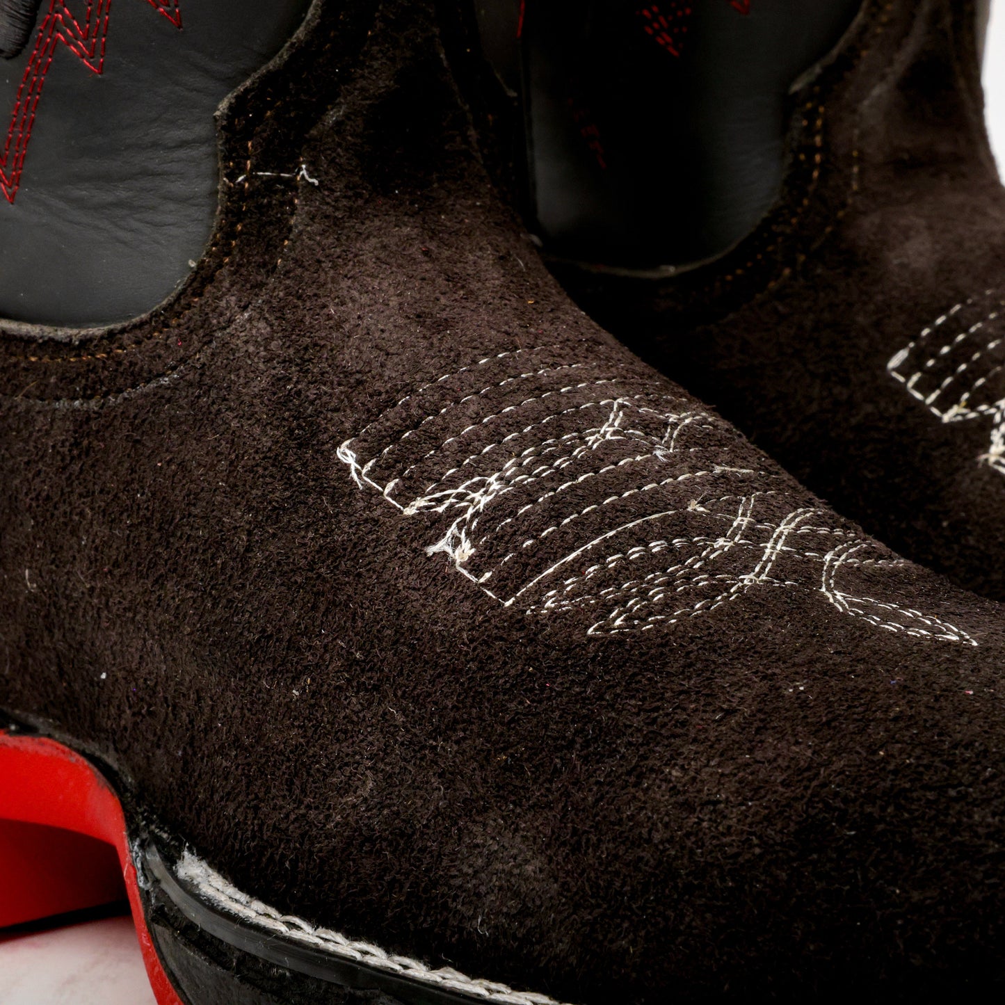 NEW  Black Rough-Out Leather Boots With 3D Lightweight Sole - Composite Toe